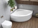 KOLMAN Eckbadewanne STANDARD 150x150 Acryl Weiß Bild 1