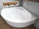 KOLMAN Eckbadewanne STANDARD 150x150 Acryl Weiß Bild 2
