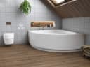 KOLMAN Eckbadewanne STANDARD 150x150 Acryl Weiß Bild 3