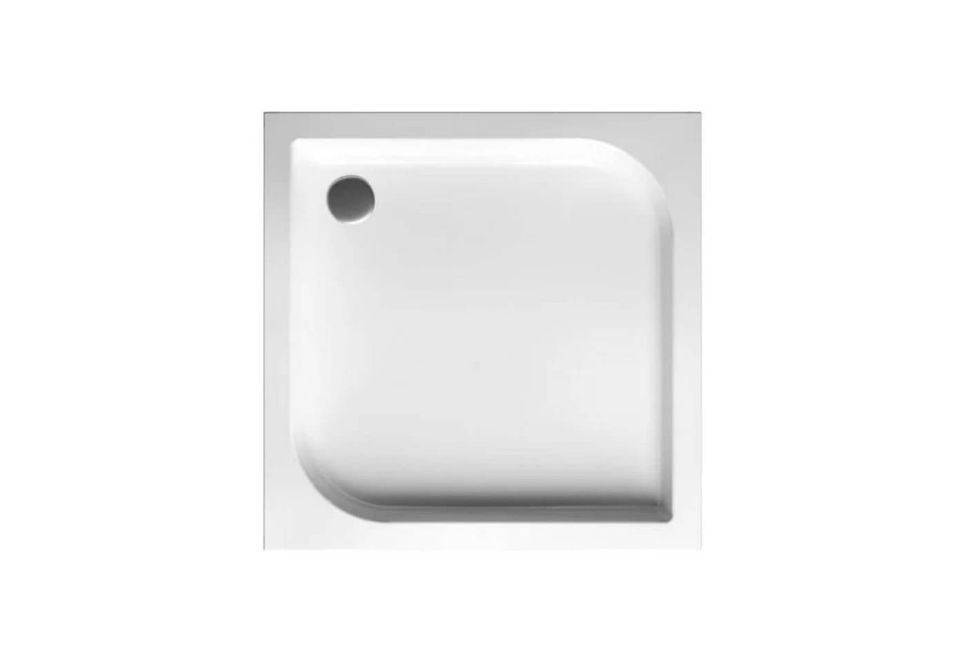 KOLMAN Duschwanne Tenor Acryl Weiß Komplett-Set