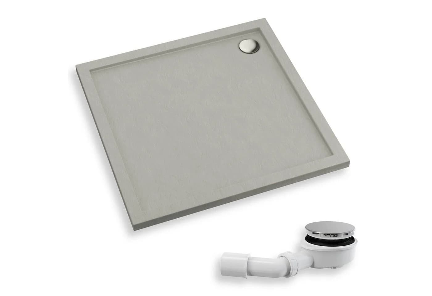 KOLMAN Duschwanne Caspar New Acryl Steinoptik 80x80 cm - Bild 2