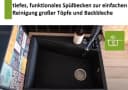 KOLMAN Küchenspüle Doppelbecken Barbados Granitspüle Beige Bild 4