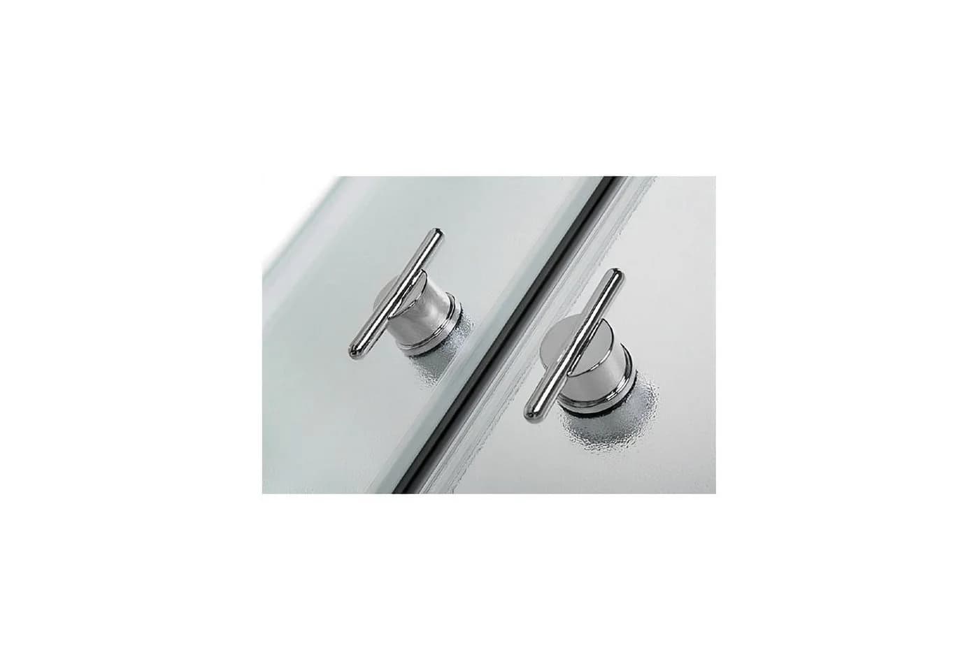 KOLMAN Komplettdusche Marbella Halbrund mit Acrylwanne und Sicherheitsglas
