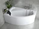 KOLMAN Eckbadewanne Rima Acryl Weiß Bild 2