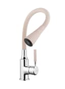 Moderne, elegante Küchenarmatur in Beige Bild 1