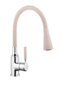 Moderne, elegante Küchenarmatur in Beige Bild 2