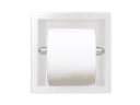 KOLMAN Toilettenpapierhalter WALL BOX PAPER 1 Unterputz Wandnische Weiß Bild 2