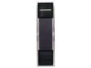 KOLMAN Toilettenpapierhalter WALL BOX PAPER 2 Schwarz Unterputz Wandnische Bild 2