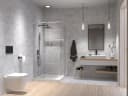 KOLMAN Eckdusche HELA 80x80 cm Transparent Glas Bild 1
