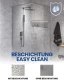 KOLMAN Eckdusche HELA 80x80 cm Transparent Glas Bild 5
