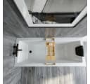 KOLMAN Badewanne MODERN 120x70 Acryl mit Schürze, Bambus-Ablage & Kopfstütze Bild 1