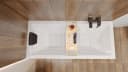 KOLMAN Badewanne QUADRO 155x70 Acryl mit Schürze & Kopfstütze Bild 1