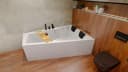 KOLMAN Badewanne Eckwanne 150x85 INTIMA Rechts mit Styropor, Ablage, 2 Kopfstützen, Ablaufgarnitur & Füße GRATIS Bild 3