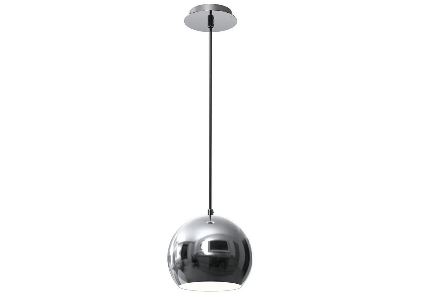 Licht-Erlebnisse Pendelleuchte COOL, Chrom, Metall - Bild 2