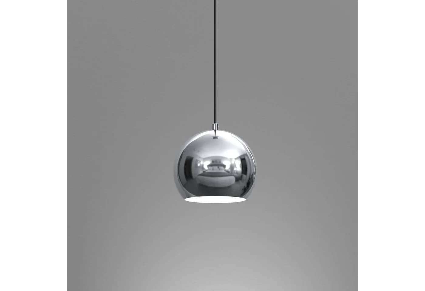 Licht-Erlebnisse Pendelleuchte COOL, Chrom, Metall - Bild 4