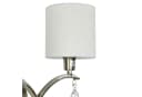 Licht-Erlebnisse KENZIE Wandleuchte 2-flammig Messing Antik Stoff Metall Bild 5