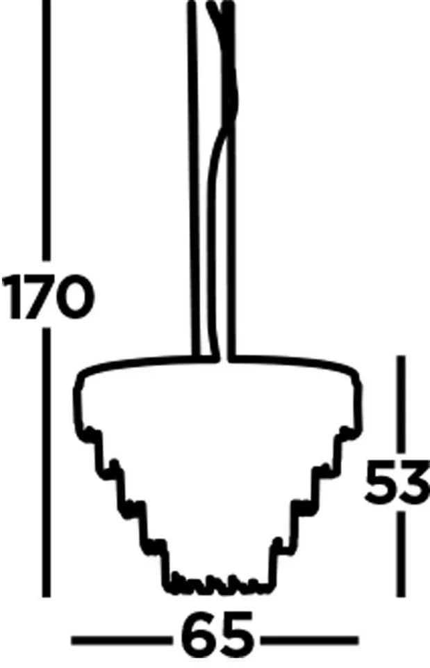 Walker Kronleuchter 9-flammig E14 65cm Chrom Rauchgrau Bernstein - Bild 5