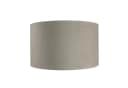 Licht-Erlebnisse Lampenschirm GIRONA Taupe Silber gebürstet Ø 38 cm Stoff Modern Flur Bild 3