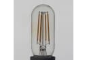Licht-Erlebnisse Tischleuchte CLONLINA Silber Glas E14 Bild 5