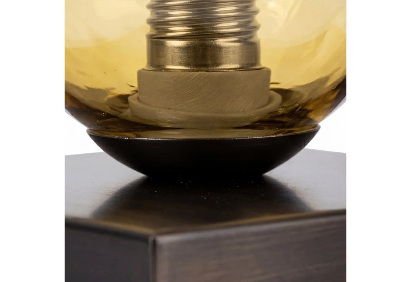 Licht-Erlebnisse Tischleuchte CLONLINA Gelb Schwarz E14 - Bild 5