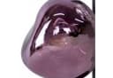 Licht-Erlebnisse Tischleuchte CLONLINA Schwarz/Weiß/Lila Glas Metall Bild 5