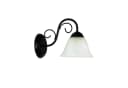 Licht-Erlebnisse Wandleuchte ATHEN: Alabaster Glas Wandlampe im Landhausstil Bild 2