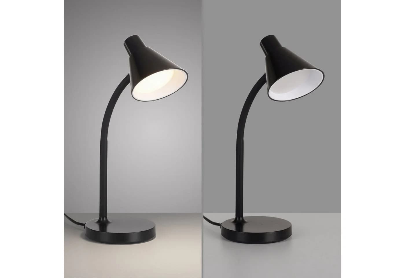 Licht-Erlebnisse Schreibtischlampe PURWEN Schwarz LED Metall - Bild 5