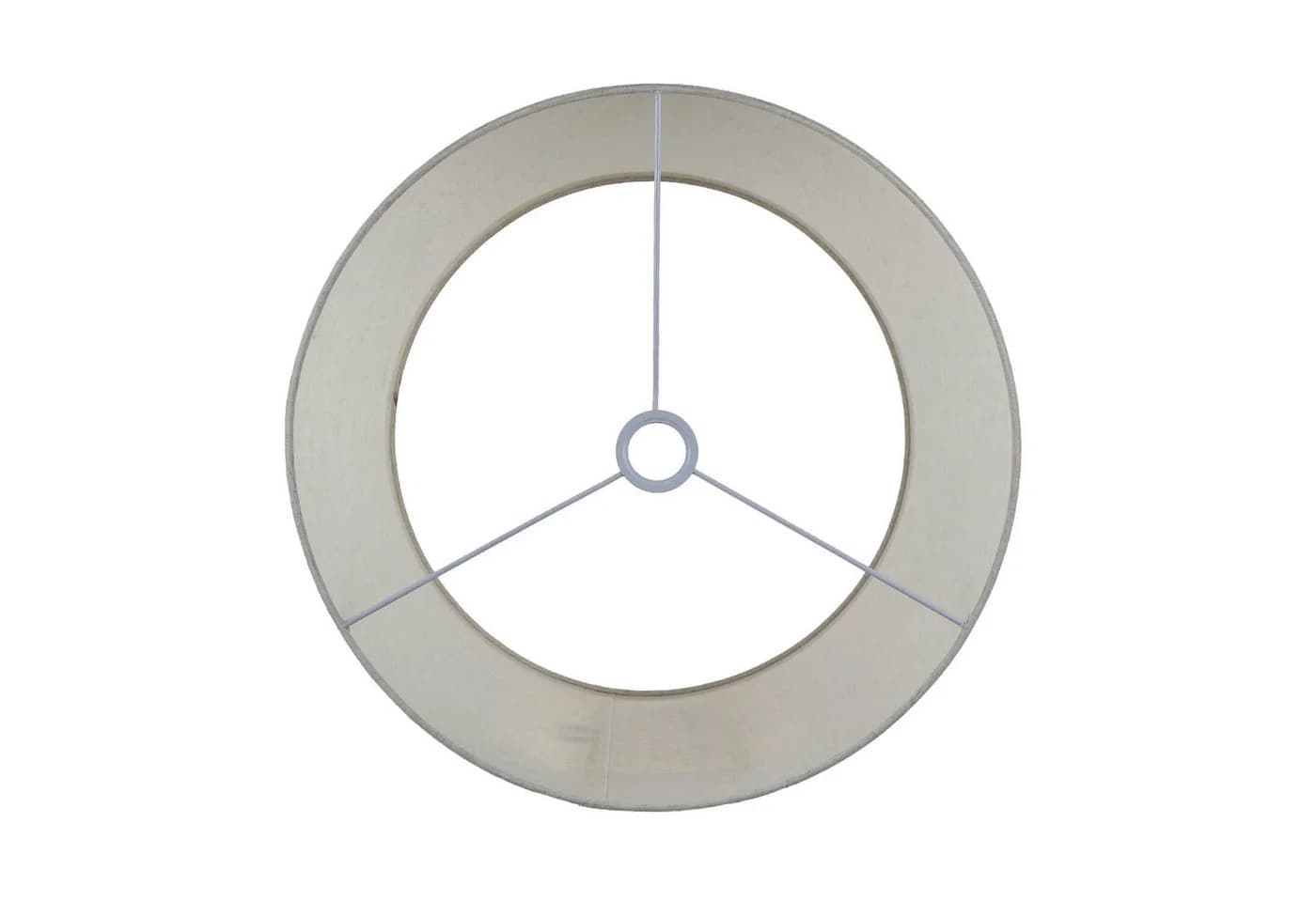 Licht-Erlebnisse Lampenschirm Zylinder Ø 50 cm Leinen Natur E27 Stehlampe - Bild 5