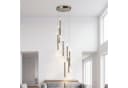 Licht-Erlebnisse Pendelleuchte NICOLE LED Warmweiß Nickel Metall Bild 4