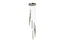 Licht-Erlebnisse Pendelleuchte NICOLE LED Warmweiß Nickel Metall Bild 5