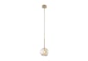 Licht-Erlebnisse Pendelleuchte UMERA Beige/Cognac Modern Bild 2
