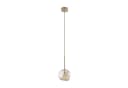 Licht-Erlebnisse Pendelleuchte UMERA Beige/Cognac Modern Bild 3