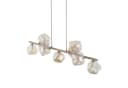Licht-Erlebnisse Pendelleuchte UMERA Beige Cognac Modern Bild 1