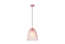 Licht-Erlebnisse Pendelleuchte NAVIK Rosa Metall Draht E27 Bild 2
