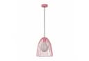 Licht-Erlebnisse Pendelleuchte NAVIK Rosa Metall Draht E27 Bild 4