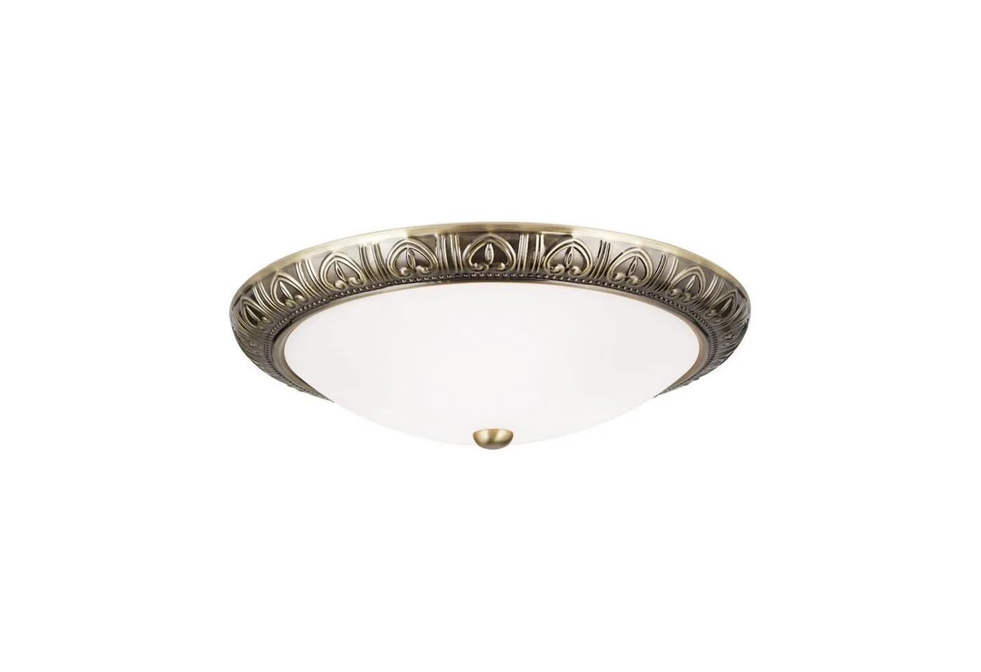 Licht-Erlebnisse Deckenleuchte HILDA Bronze Weiß 3-flammig rund Jugendstil - Bild 2