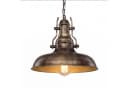 Licht-Erlebnisse Pendelleuchte NOLDEN E27 Kupfer Antik Industrial Bild 2