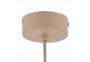 Licht-Erlebnisse Pendelleuchte UMERA Glas Metall E27 Sand/Cognac Modern Bild 5
