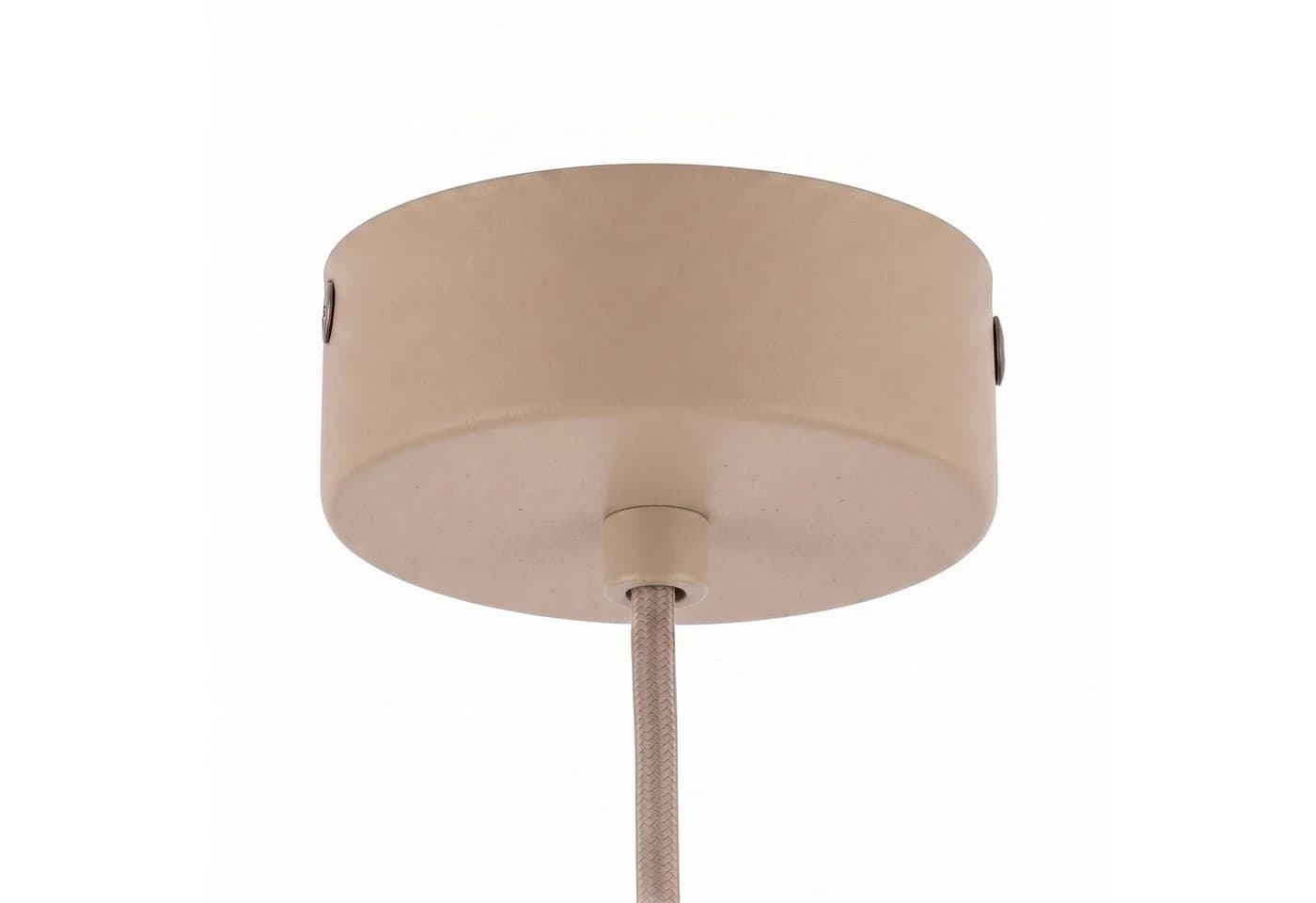 Licht-Erlebnisse Pendelleuchte UMERA Glas Metall E27 Sand/Cognac Modern - Bild 5