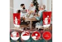KESSER Weihnachtsstuhlüberzug Set Stuhlhussen für Weihnachten Bild 5
