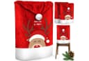KESSER Weihnachtsstuhlüberzug Set 2er Rot Polyester Bild 2