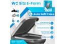KESSER WC-Sitz mit SoftClose & Click-n’-Clean Grau Duroplast Bild 1