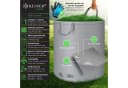 KESSER Gartensack Set 500 l Grau/Grün UV-beständig Bild 1