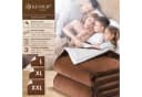 KESSER Kuscheldecke Flauschig Sherpa Vlies Dunkelbraun Bild 1