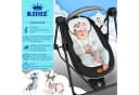 KIDIZ Babywippe Babyschaukel mit 5 Geschwindigkeiten & USB Bild 2