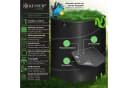KESSER Gartensack 73l Pop-Up Schwarz mit Handschuhen Bild 1