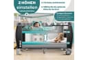 KIDIZ Baby-Reisebett 3in1 mit Wickeltisch und Spielzeug Bild 3