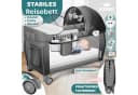 KIDIZ Baby-Reisebett 3in1 mit Wickeltisch und Spielzeug Bild 4