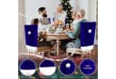 KESSER Premium Weihnachtsstuhlüberzug Set 2er Stuhlhussen Polyester Bild 5