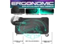 KESSER Gamingtisch, Gaming Schreibtisch mit Getränkehalter Ergonomischer Gamer Tisch Bild 5